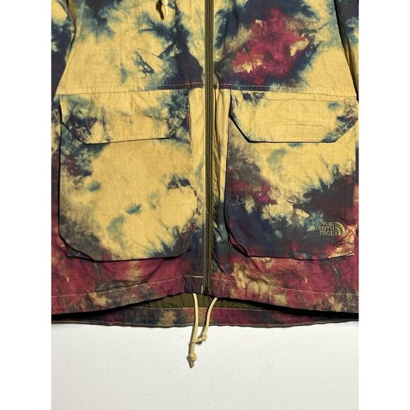 The North Face Women's EUC Tie Dye Printed Ripstop Wind Hoodie Jacket L Full Zip - Picture 4 of 7